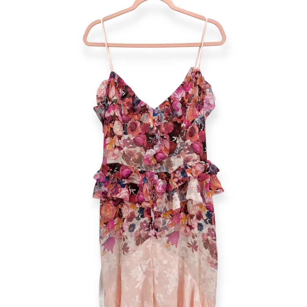 NWT Elliatt Perla Floral Tiered Maxi Dress in Floral Multi -‎ Size Medium - Picture 8 of 14